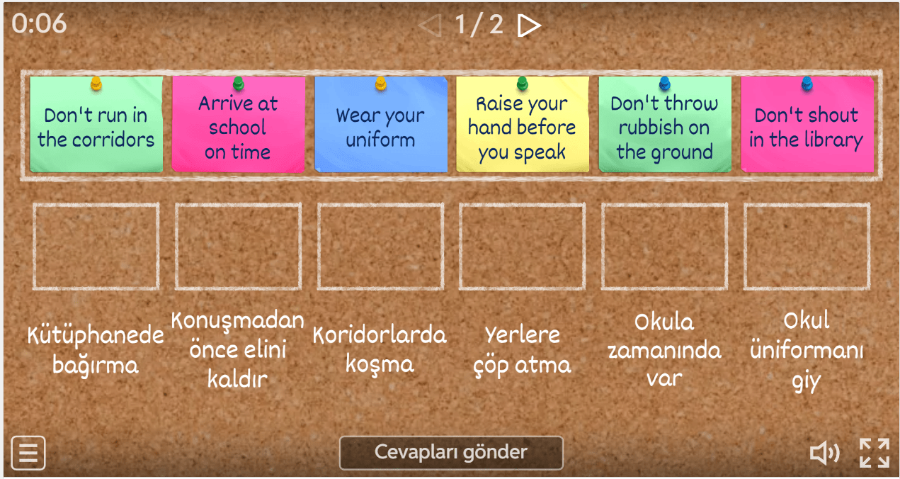 Multi English 5 - School Rules 1